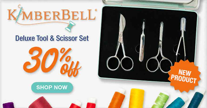 Kimberbell Deluxe Embroidery Scissors & Tools