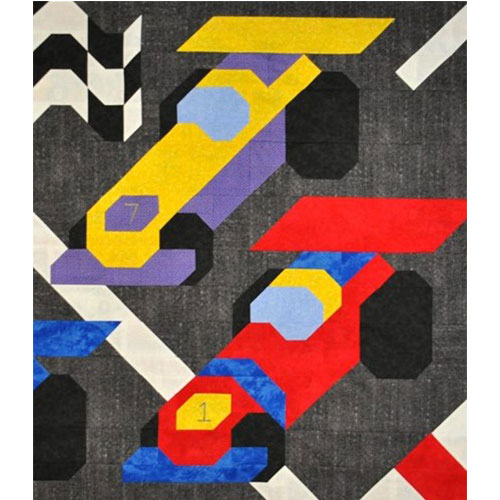 Race Car Quilt Pattern PDF